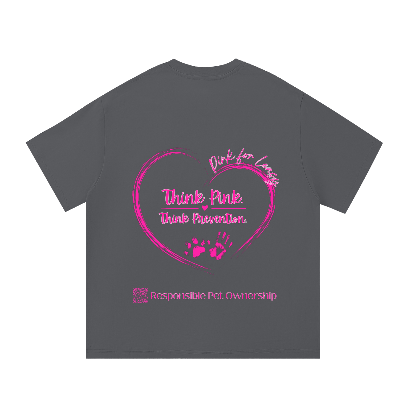 Pink for Leasy Essential Cotton T-Shirt