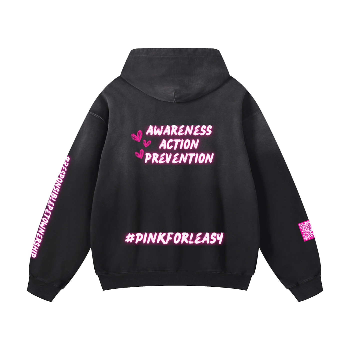 Our Voice. Her Legacy. Heavyweight Sunfade Oversized Hoodie