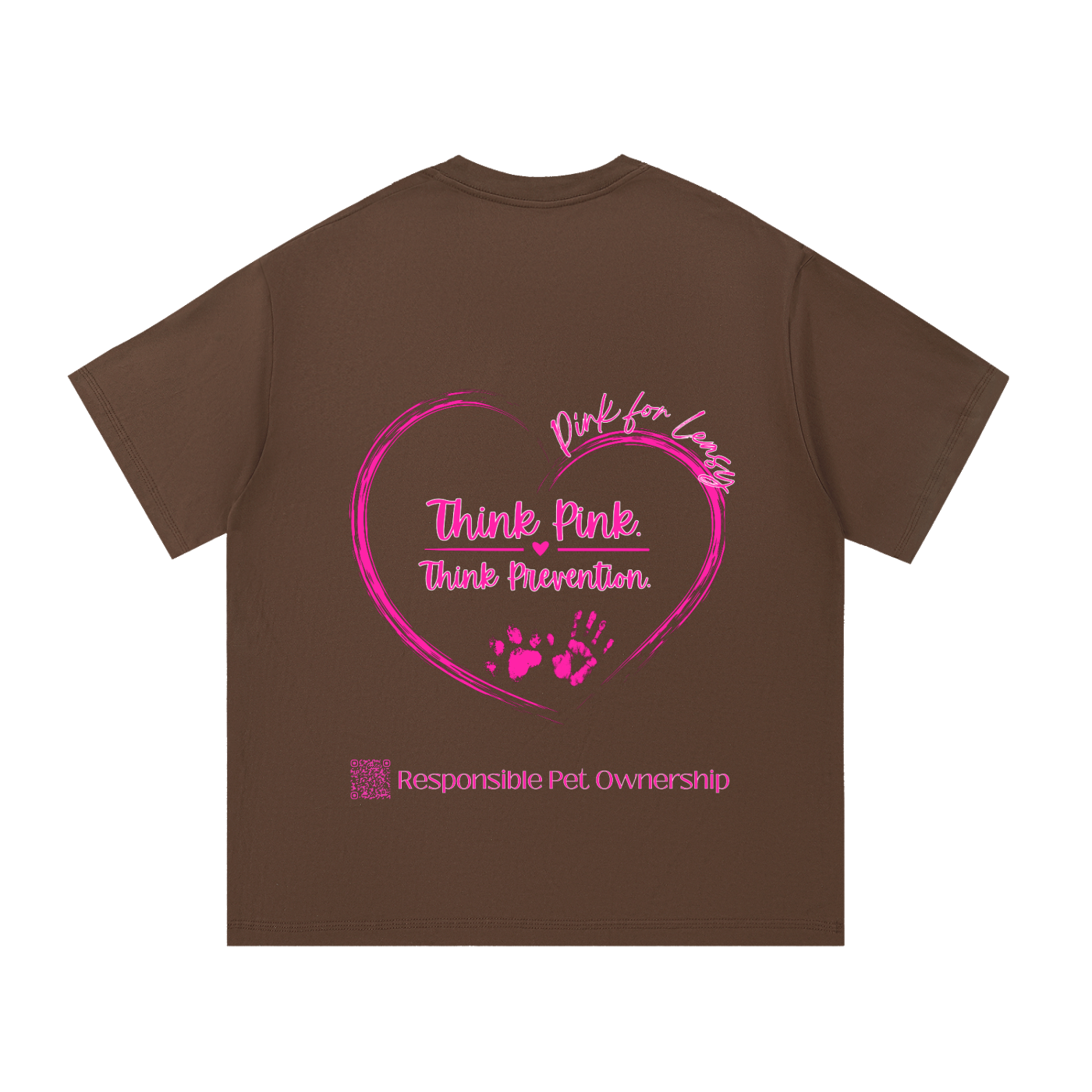 Pink for Leasy Essential Cotton T-Shirt