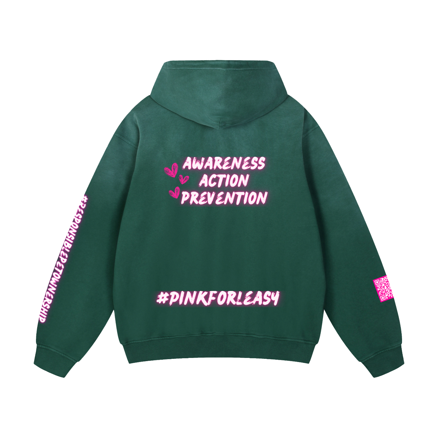 Our Voice. Her Legacy. Heavyweight Sunfade Oversized Hoodie