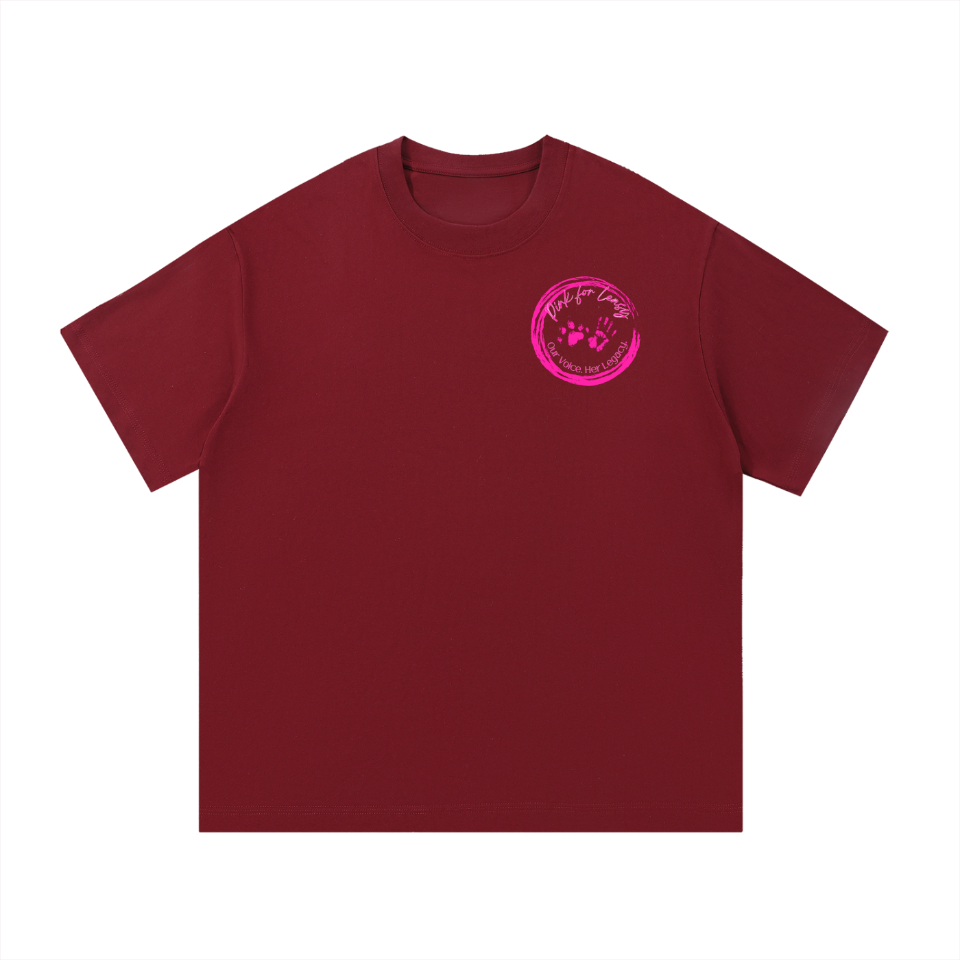 Pink for Leasy Essential Cotton T-Shirt