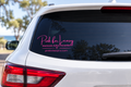 Pink for Leasy Car Window Decal
