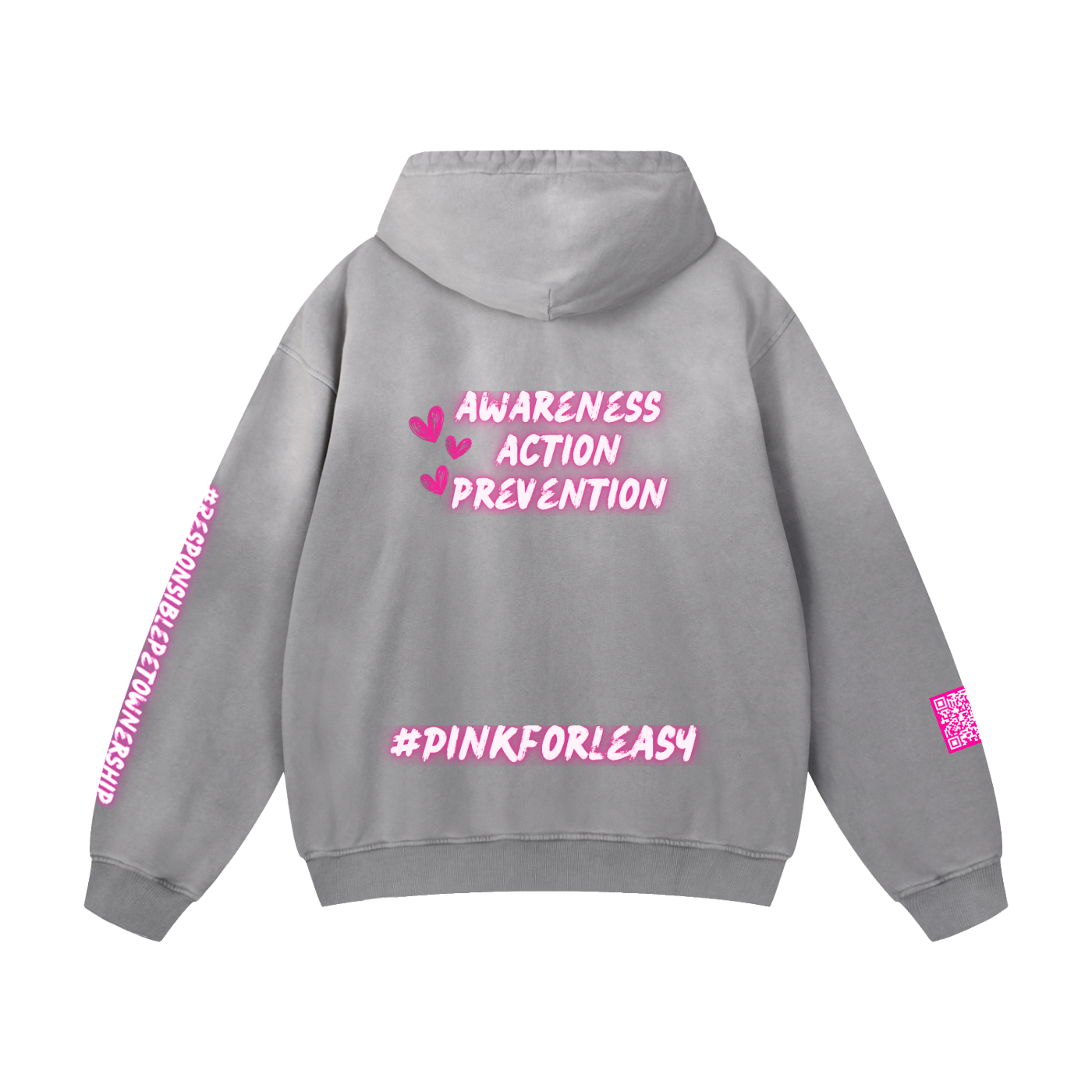 Our Voice. Her Legacy. Heavyweight Sunfade Oversized Hoodie