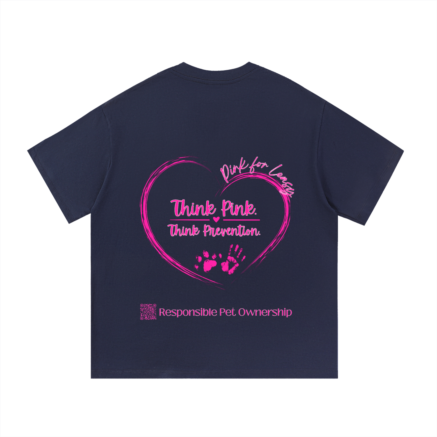 Pink for Leasy Essential Cotton T-Shirt