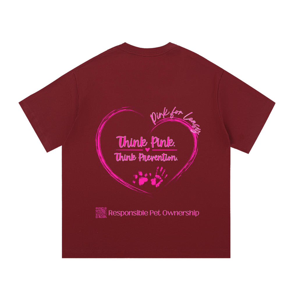 Pink for Leasy Essential Cotton T-Shirt
