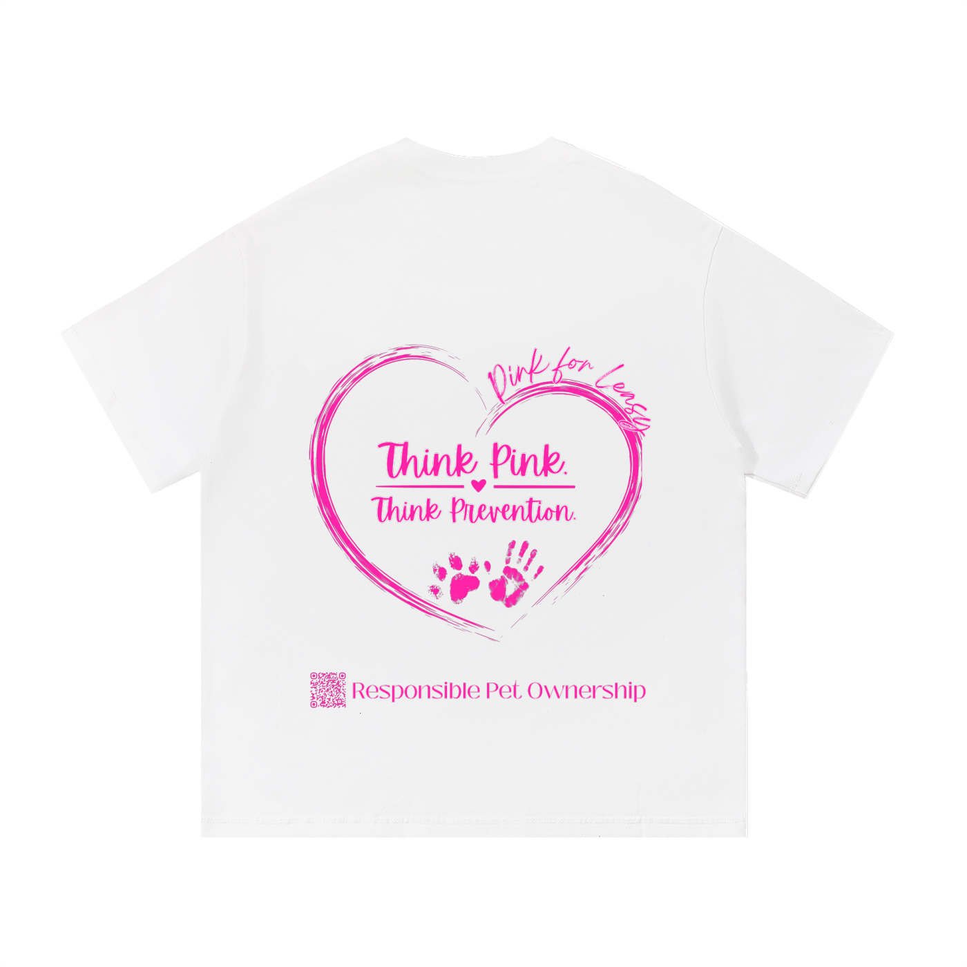 Pink for Leasy Essential Cotton T-Shirt