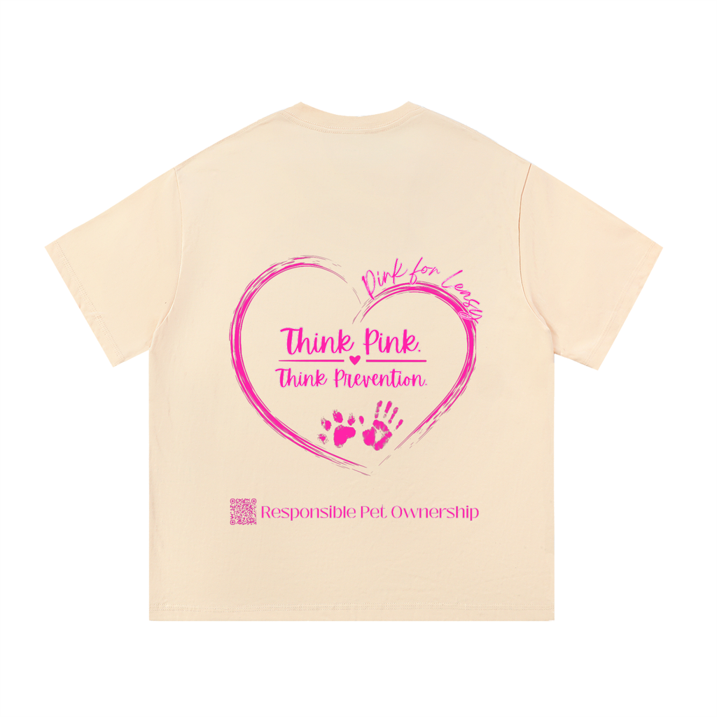 Pink for Leasy Essential Cotton T-Shirt