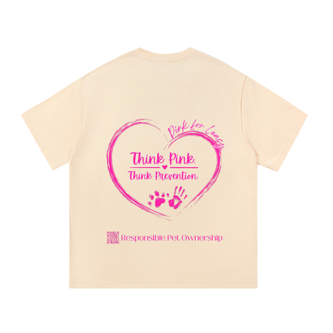 Pink for Leasy Essential Cotton T-Shirt