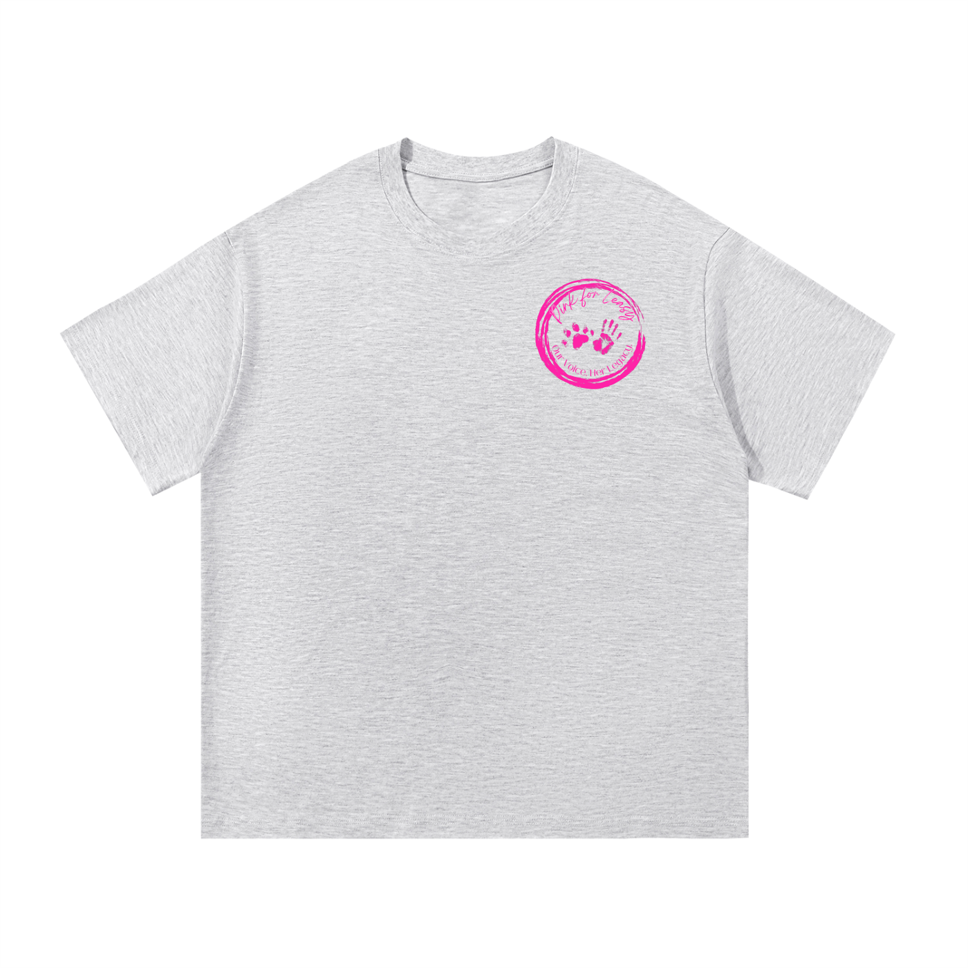Pink for Leasy Essential Cotton T-Shirt