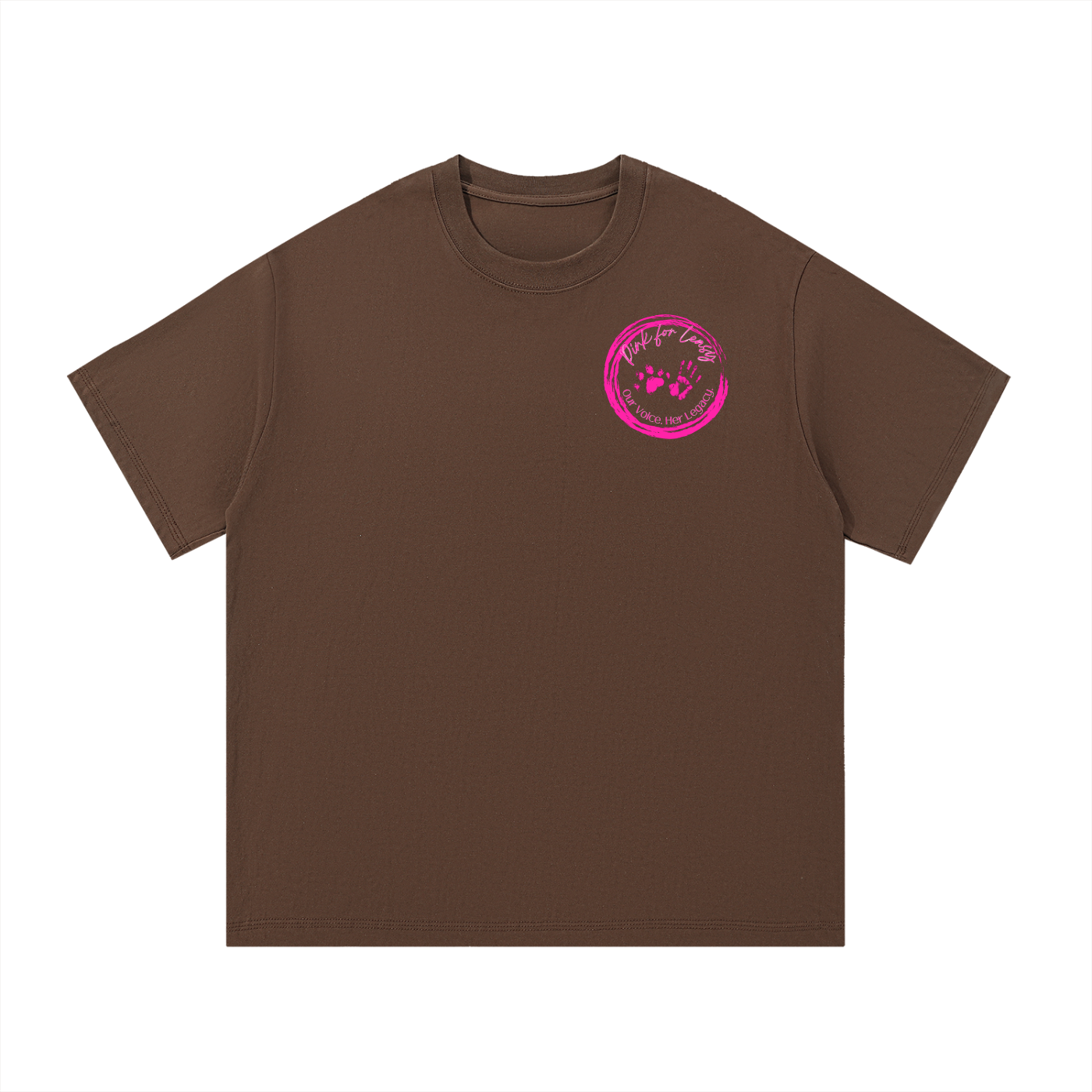 Pink for Leasy Essential Cotton T-Shirt