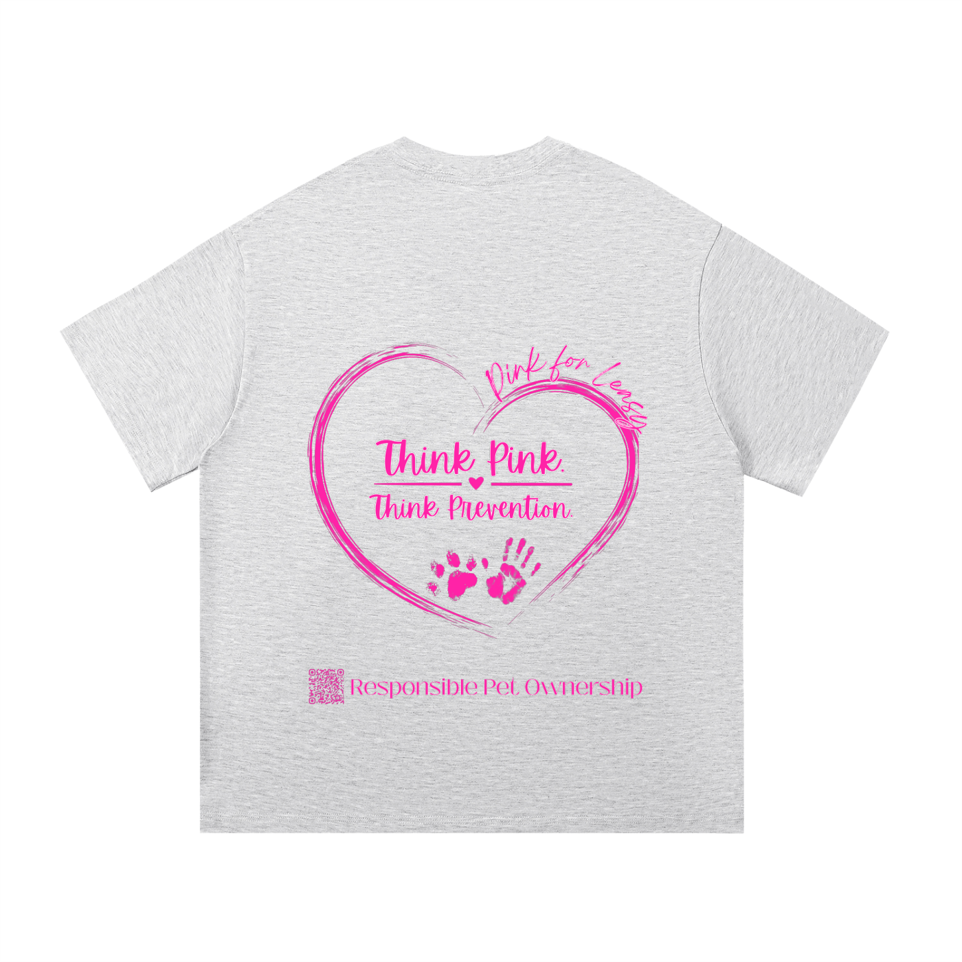 Pink for Leasy Essential Cotton T-Shirt