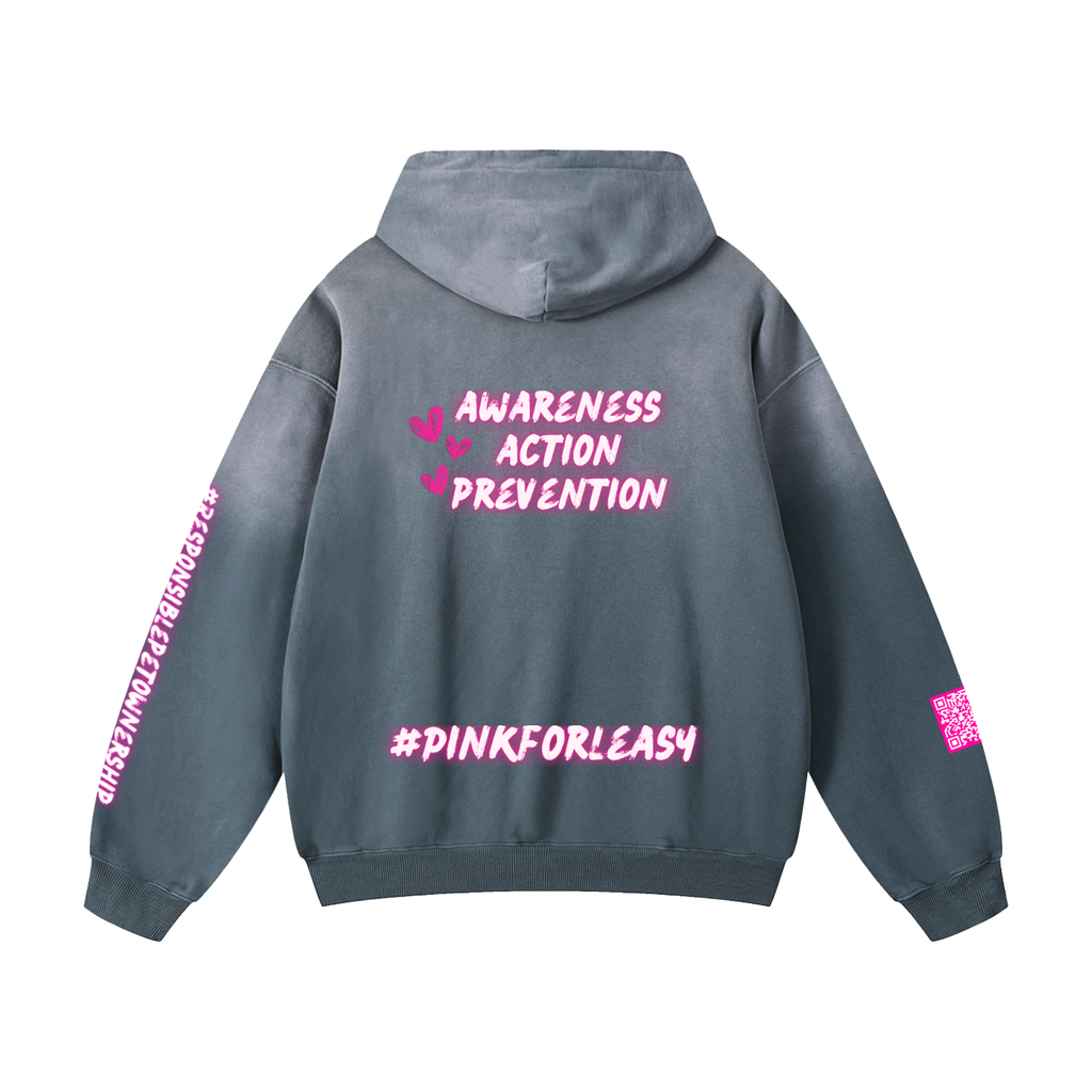 Our Voice. Her Legacy. Heavyweight Sunfade Oversized Hoodie